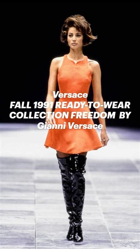 versace fall 1991 freedom influence|gianni versace death.